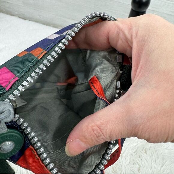 Kipling Alvar Rainbow Striped Nylon Crossbody Purse - Picture 7 of 12